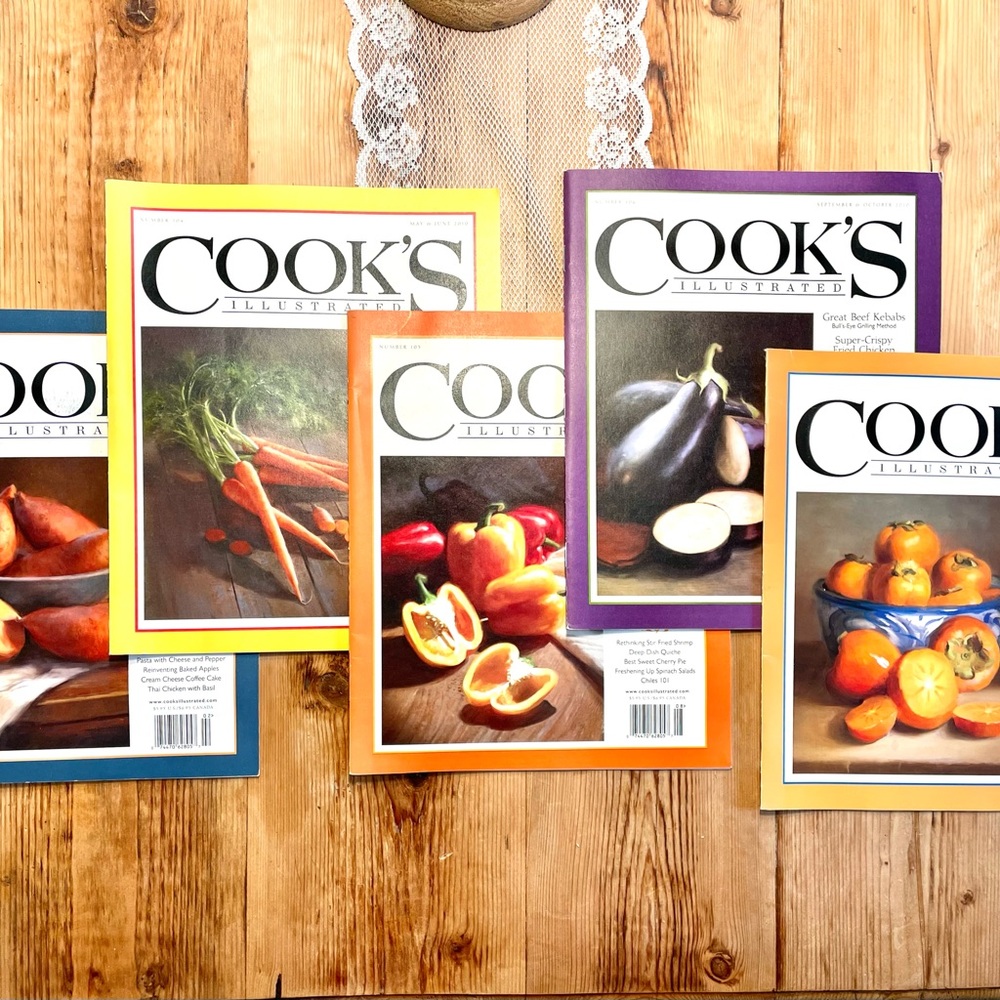 Cook’s Illustrated 2010 Set of 5 Magazines